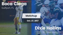Matchup: Boca Ciega vs. Dixie Hollins  2017