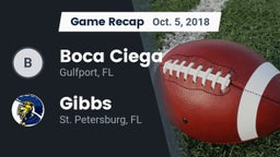 Recap: Boca Ciega  vs. Gibbs  2018