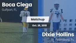 Matchup: Boca Ciega vs. Dixie Hollins  2018