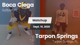 Matchup: Boca Ciega vs. Tarpon Springs  2020
