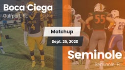 Matchup: Boca Ciega vs. Seminole  2020