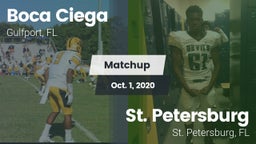 Matchup: Boca Ciega vs. St. Petersburg  2020