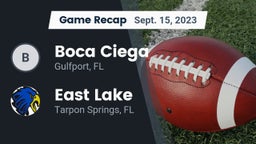 Recap: Boca Ciega  vs. East Lake  2023