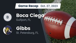 Recap: Boca Ciega  vs. Gibbs  2023
