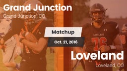Matchup: Grand Junction High vs. Loveland  2016