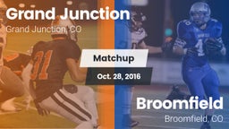 Matchup: Grand Junction High vs. Broomfield  2016