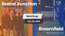 Matchup: Grand Junction High vs. Broomfield  2016