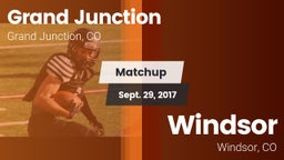 Matchup: Grand Junction High vs. Windsor  2017