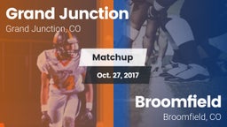 Matchup: Grand Junction High vs. Broomfield  2017