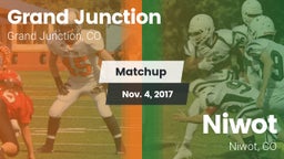 Matchup: Grand Junction High vs. Niwot  2017