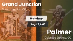 Matchup: Grand Junction High vs. Palmer  2018