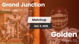 Matchup: Grand Junction High vs. Golden  2018