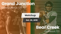 Matchup: Grand Junction High vs. Bear Creek  2018