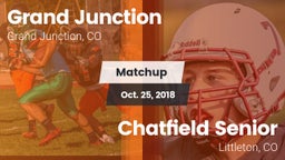 Matchup: Grand Junction High vs. Chatfield Senior  2018