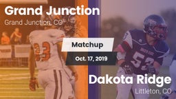 Matchup: Grand Junction High vs. Dakota Ridge  2019