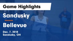 Sandusky  vs Bellevue  Game Highlights - Dec. 7, 2018