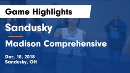Sandusky  vs Madison Comprehensive  Game Highlights - Dec. 18, 2018