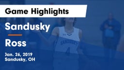 Sandusky  vs Ross  Game Highlights - Jan. 26, 2019
