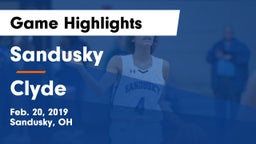 Sandusky  vs Clyde  Game Highlights - Feb. 20, 2019