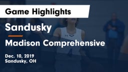 Sandusky  vs Madison Comprehensive  Game Highlights - Dec. 10, 2019