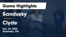 Sandusky  vs Clyde  Game Highlights - Jan. 24, 2020
