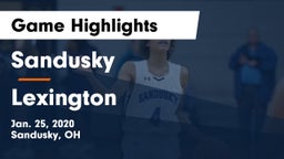 Sandusky  vs Lexington  Game Highlights - Jan. 25, 2020