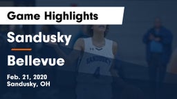 Sandusky  vs Bellevue  Game Highlights - Feb. 21, 2020