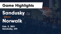 Sandusky  vs Norwalk  Game Highlights - Feb. 5, 2021