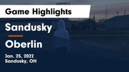Sandusky  vs Oberlin  Game Highlights - Jan. 25, 2022