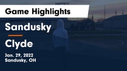 Sandusky  vs Clyde  Game Highlights - Jan. 29, 2022