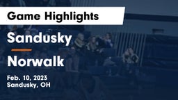 Sandusky  vs Norwalk  Game Highlights - Feb. 10, 2023