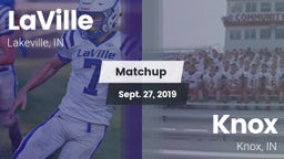 Matchup: LaVille  vs. Knox  2019