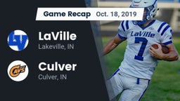 Recap: LaVille  vs. Culver  2019