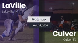 Matchup: LaVille  vs. Culver  2020