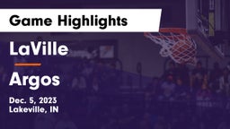 LaVille  vs  Argos  Game Highlights - Dec. 5, 2023
