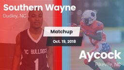 Matchup: Southern Wayne High vs. Aycock  2018