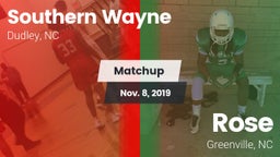 Matchup: Southern Wayne High vs. Rose  2019