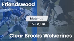 Matchup: Friendswood High vs. Clear Brooks Wolverines 2017