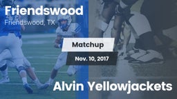 Matchup: Friendswood High vs. Alvin Yellowjackets 2017