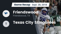 Recap: Friendswood  vs. Texas City Stingarees 2018