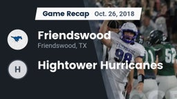 Recap: Friendswood  vs. Hightower Hurricanes 2018