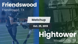 Matchup: Friendswood High vs. Hightower  2019
