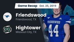 Recap: Friendswood  vs. Hightower  2019
