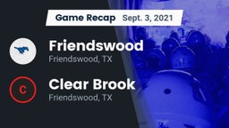 Recap: Friendswood  vs. Clear Brook  2021