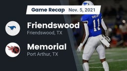 Recap: Friendswood  vs. Memorial  2021