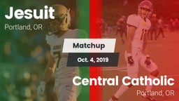 Matchup: Jesuit  vs. Central Catholic  2019