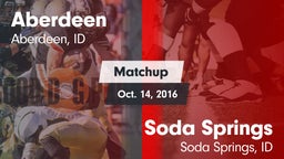 Matchup: Aberdeen vs. Soda Springs  2016