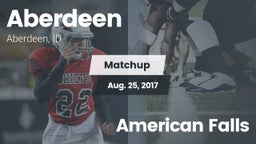 Matchup: Aberdeen vs. American Falls 2017