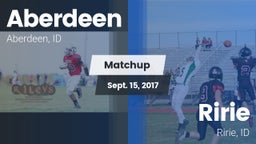 Matchup: Aberdeen vs. Ririe  2017