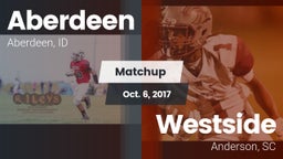 Matchup: Aberdeen vs. Westside  2017